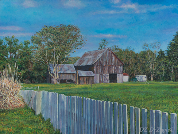 Barn Scene near Newport Inn, MD