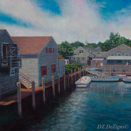 Entering Nantucket Harbor